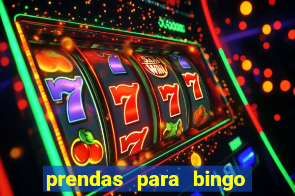 prendas para bingo de natal